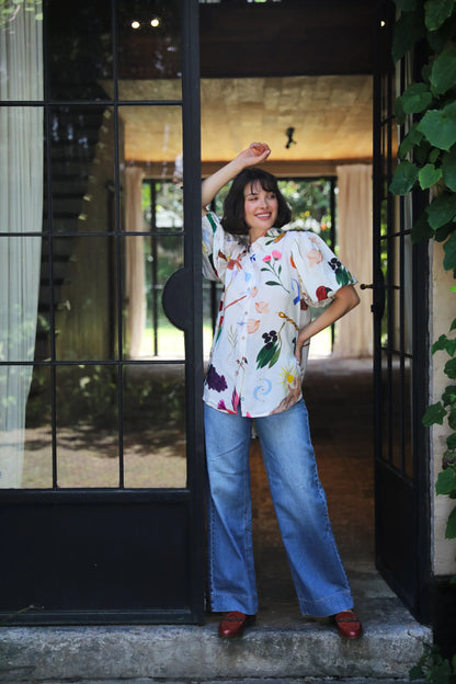 Frank & Dollys - Boheme Blouse White - The Ivy Room Adelaide