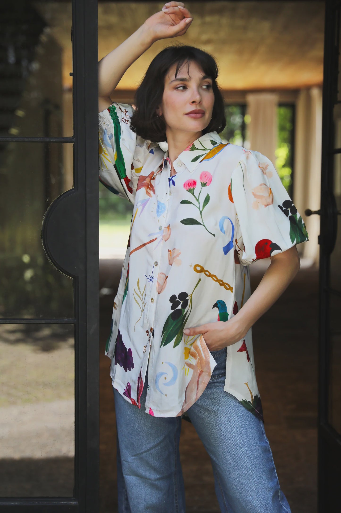 Frank & Dollys - Boheme Blouse White - The Ivy Room Adelaide