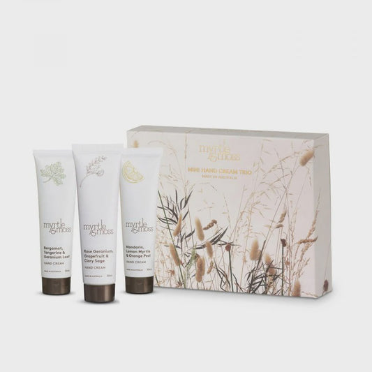Myrtle & Moss - Mini Hand Cream Trio - The Ivy Room Adelaide