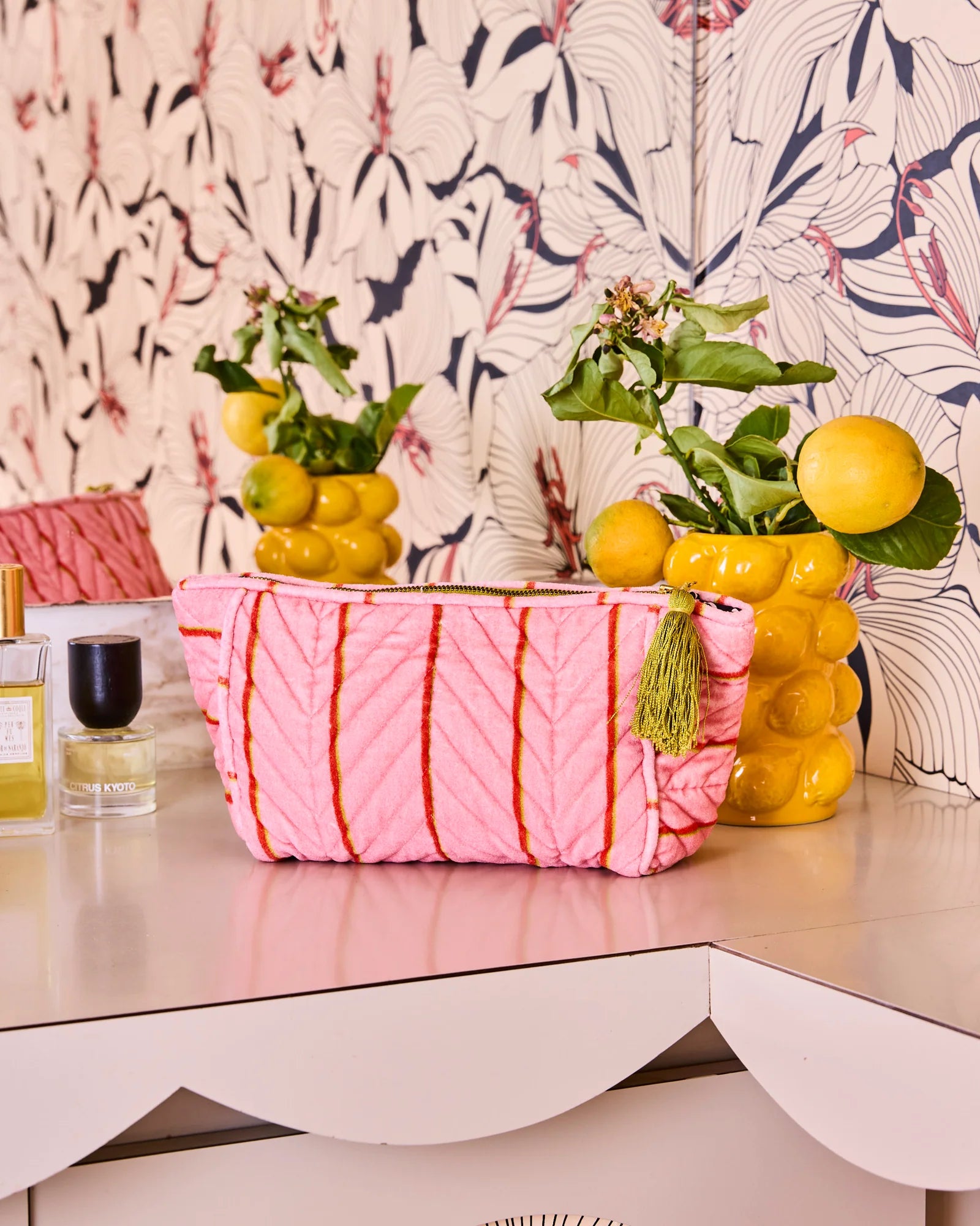 Kip & Co - Velvet Toiletry Bag - The Ivy Room Adelaide