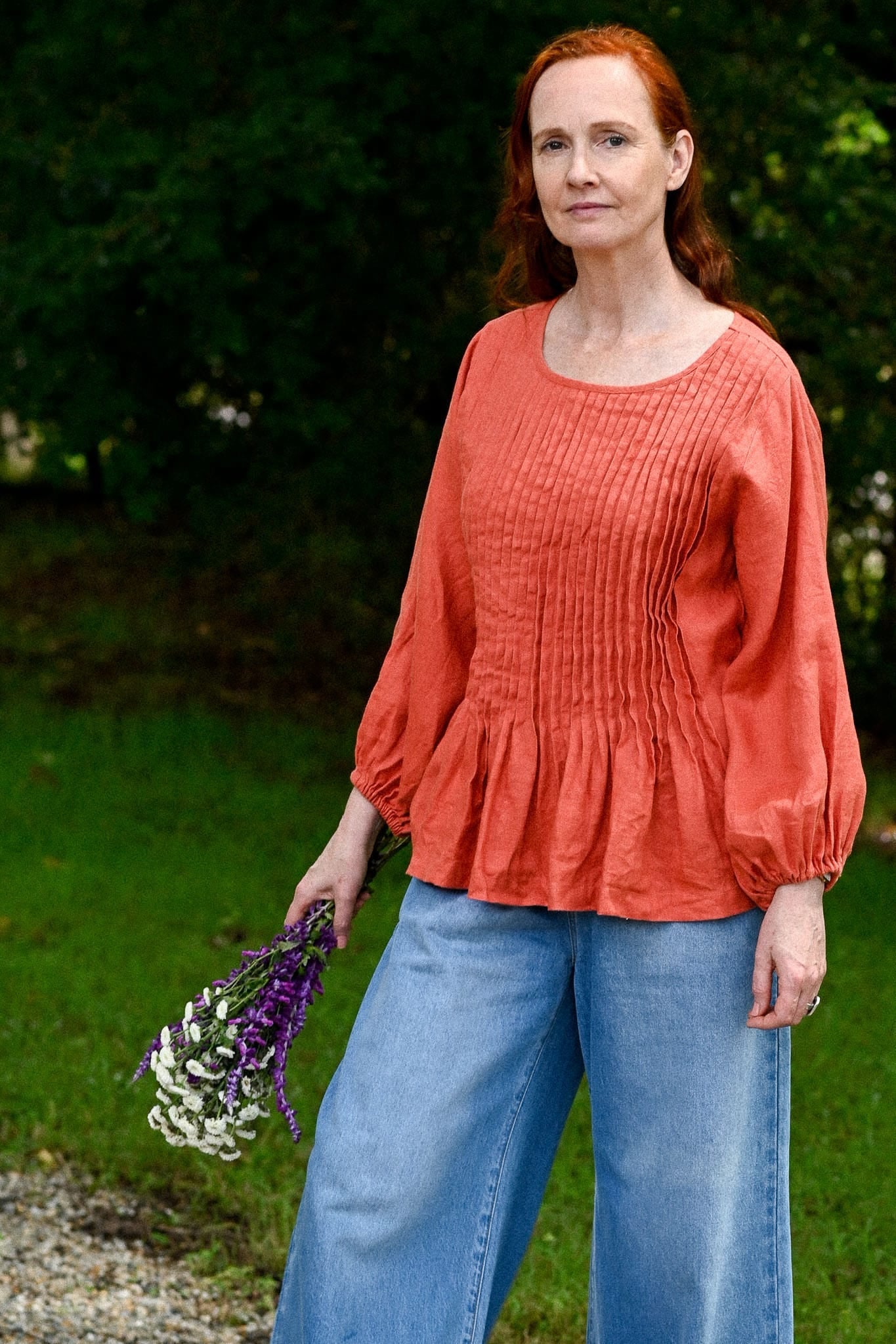 Lazybones - Amelia Top / Burnt Orange