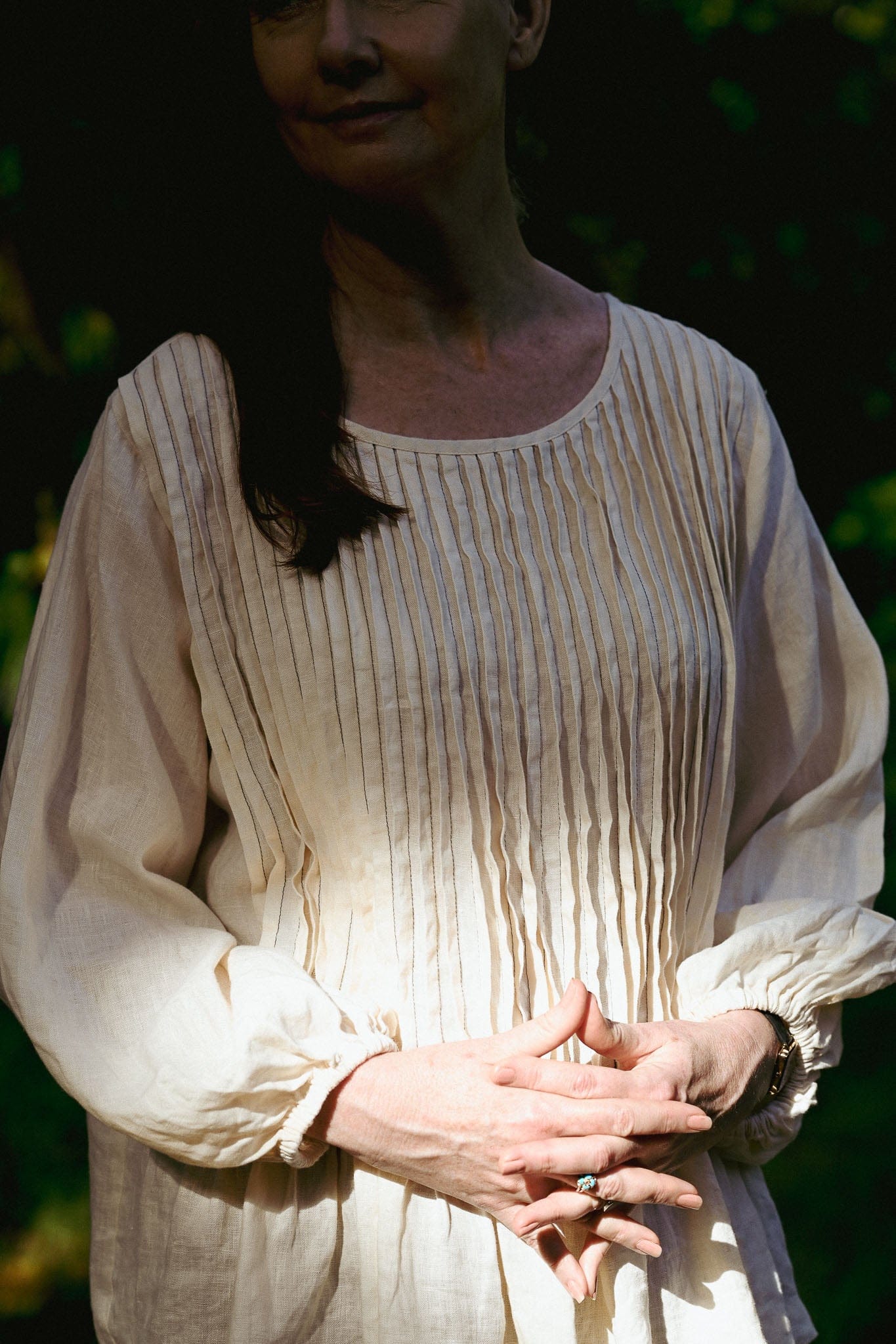 Lazybones - Amelia Linen Top / Cream