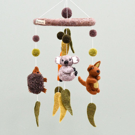 Tara Treasures - Nursery Cot Mobile - Aussie Animals