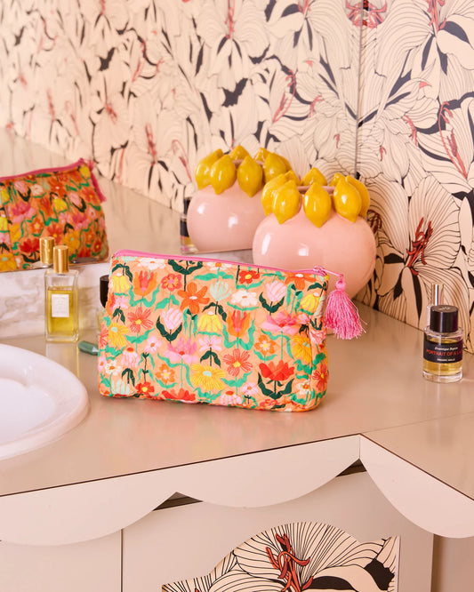 Kip & Co - Quilted Cotton Toiletry Purse