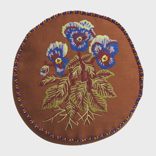 Sage x Clare - Helena Embroidered Cushion