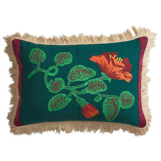 Sage x Clare - Maria Embroidered Cushion