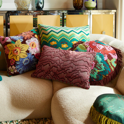 Sage x Clare - Hanna Jacquard Cushion