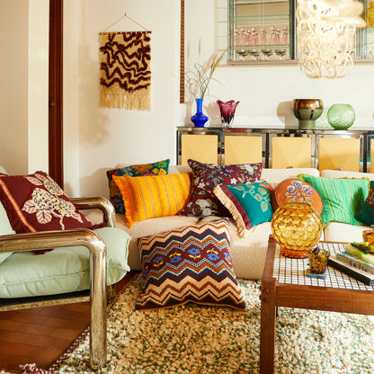 Sage x Clare - Calina Knit Cushion - Ink