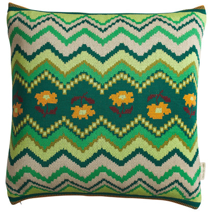 Sage x Clare - Calina Knit Cushion - Verdant