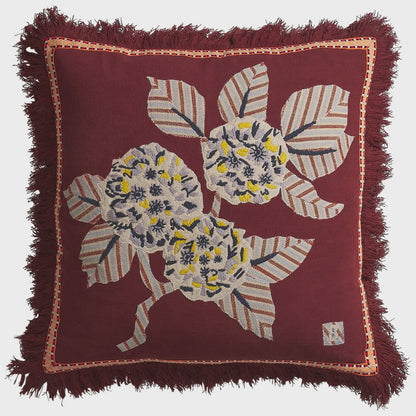 Sage x Clare - Vivi Appliqué Cushion / Verdant