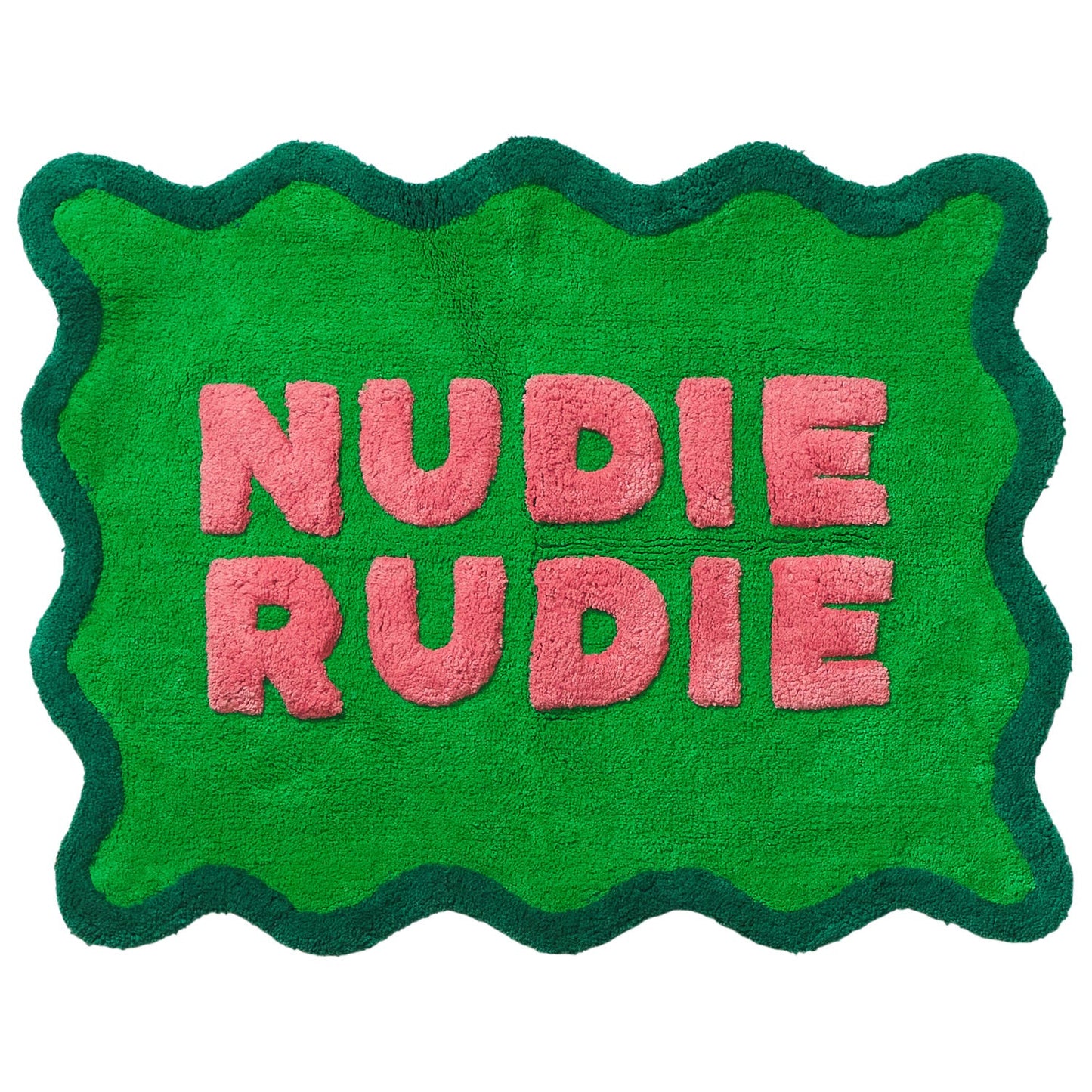 Sage x Clare - Amalie Nudie Bath Mat / Spring Green