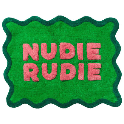 Sage x Clare - Amalie Nudie Bath Mat / Spring Green