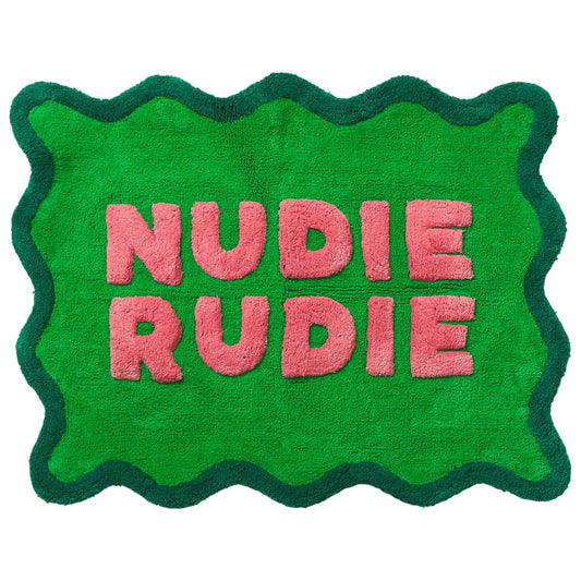 Sage x Clare - Amalie Nudie Bath Mat / Spring Green