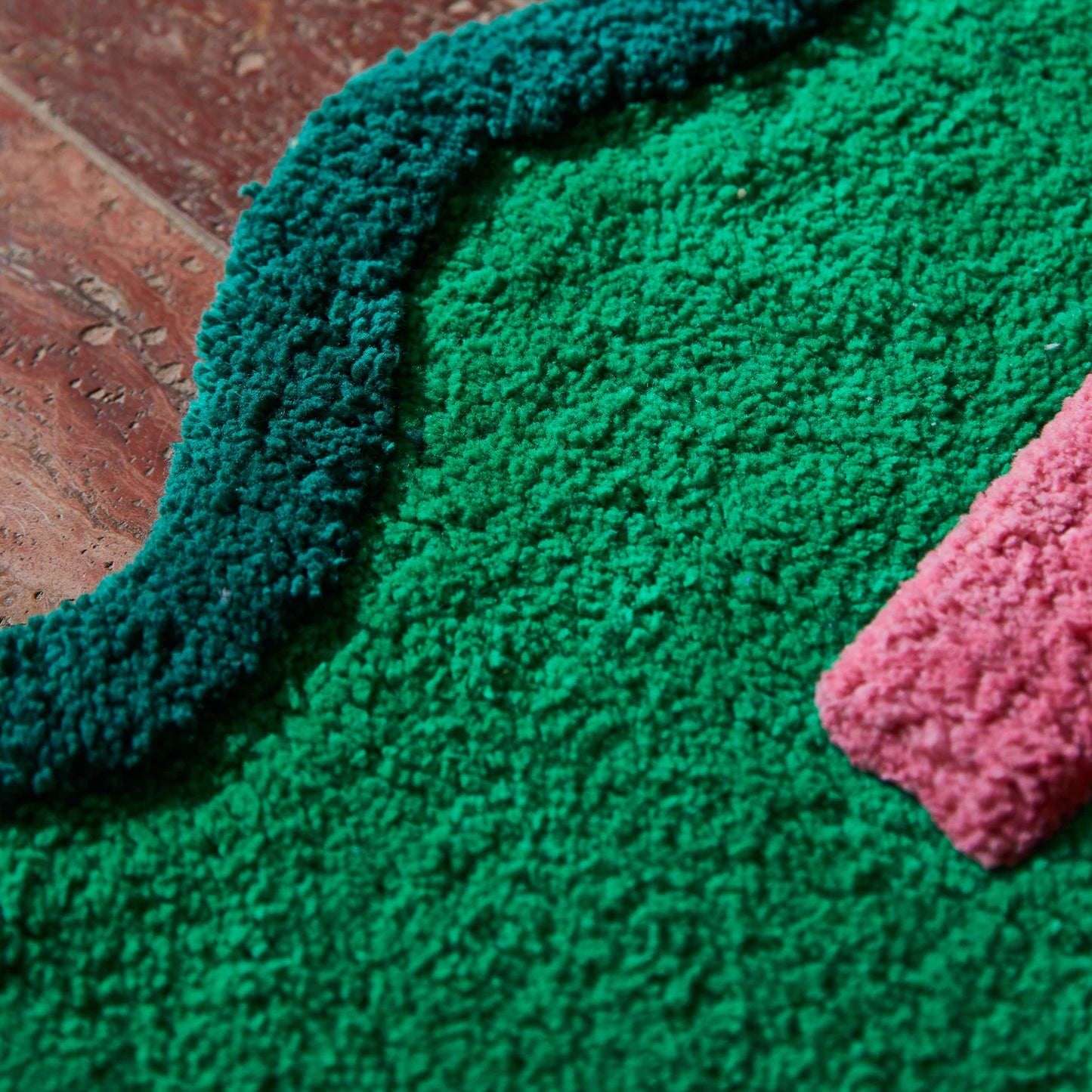 Sage x Clare - Amalie Nudie Bath Mat / Spring Green