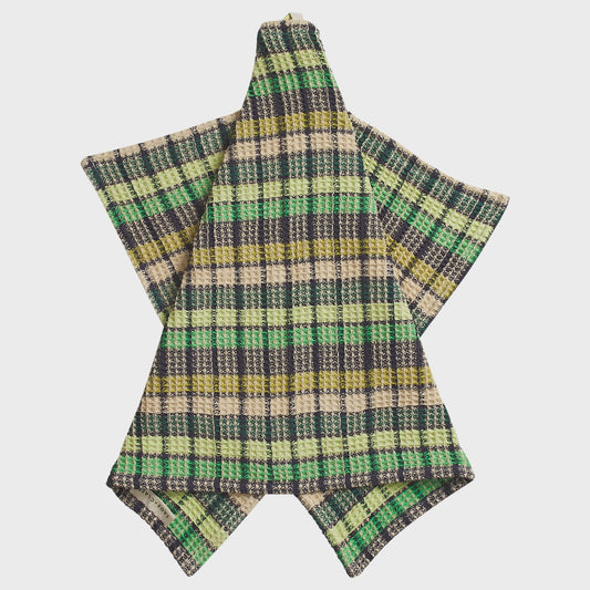 Sage x Clare - Stela Check Tea Towel | Verdant