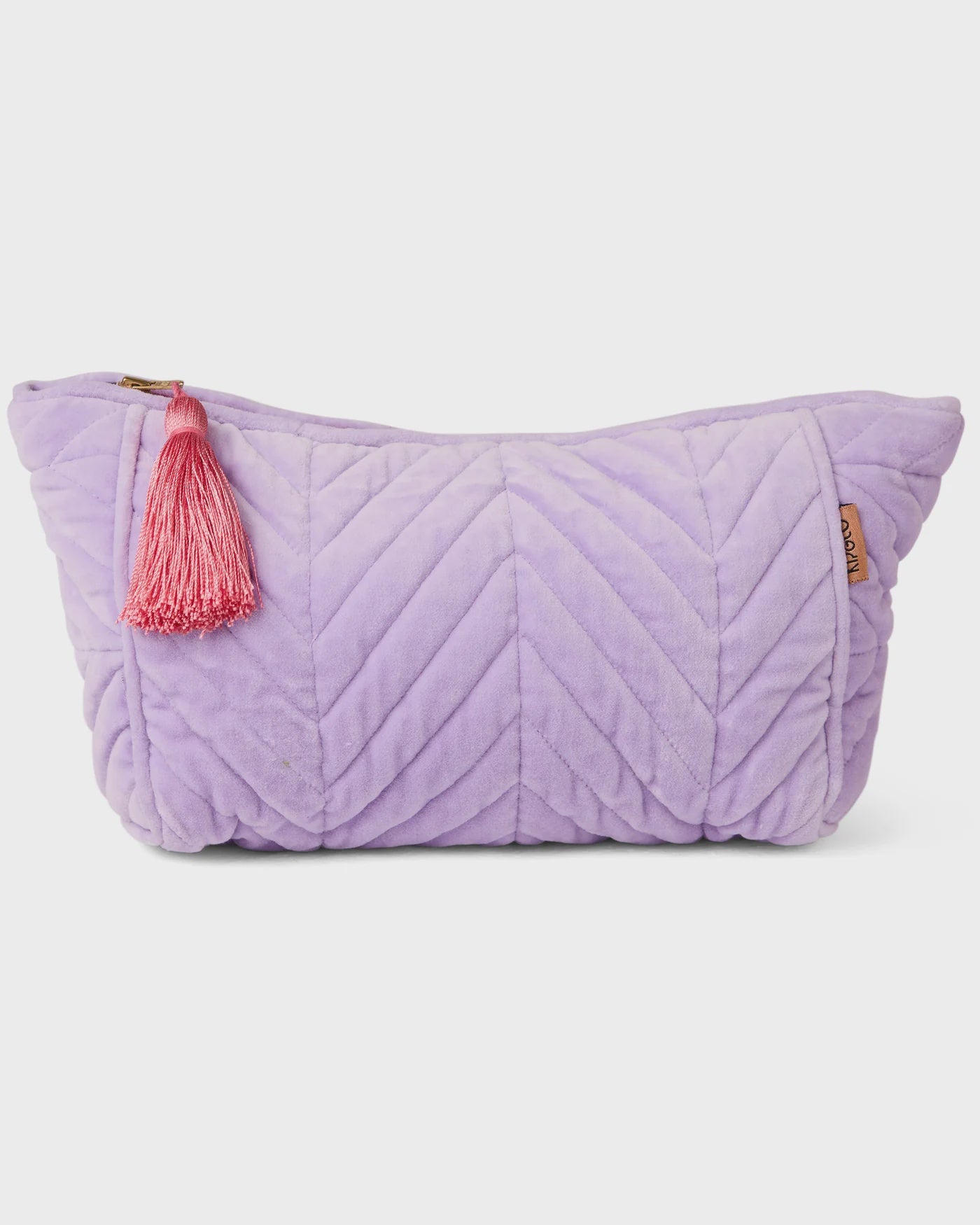 Kipn & Co - Lilac Velvet Toiletry Bag - The Ivy Room Adelaide