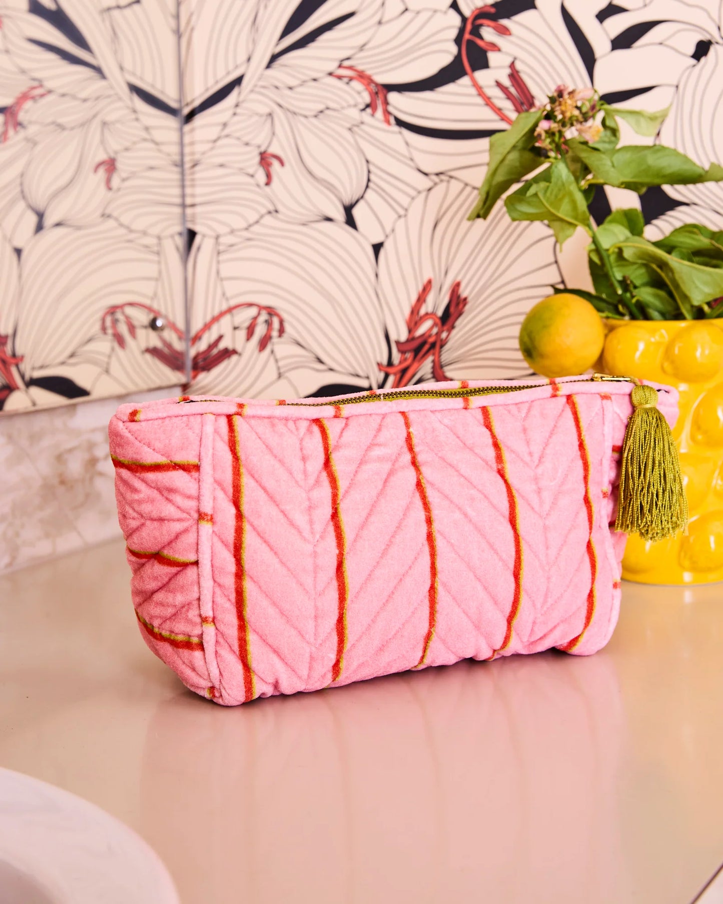 Kip & Co - Velvet Toiletry Bag - The Ivy Room Adelaide