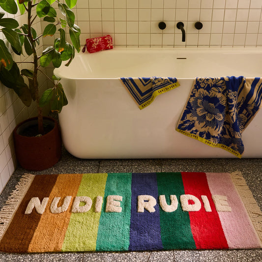 Sage x Clare - Martina Nudie Rudie Bath Runner / Russet