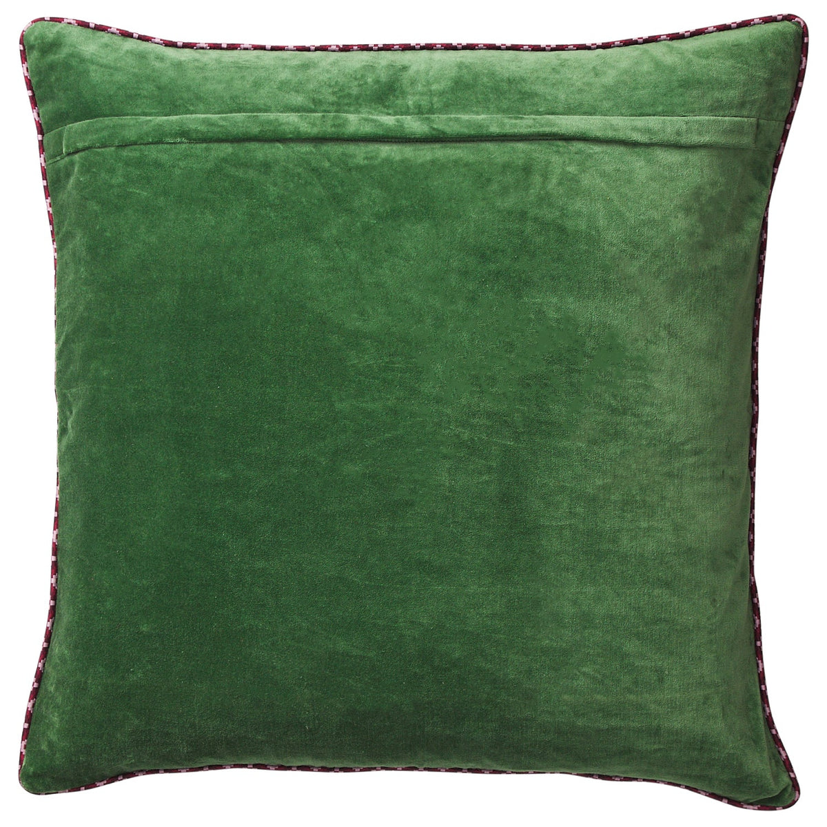 Sage x Clare - Marnie Velvet Cushion / Hunter Green