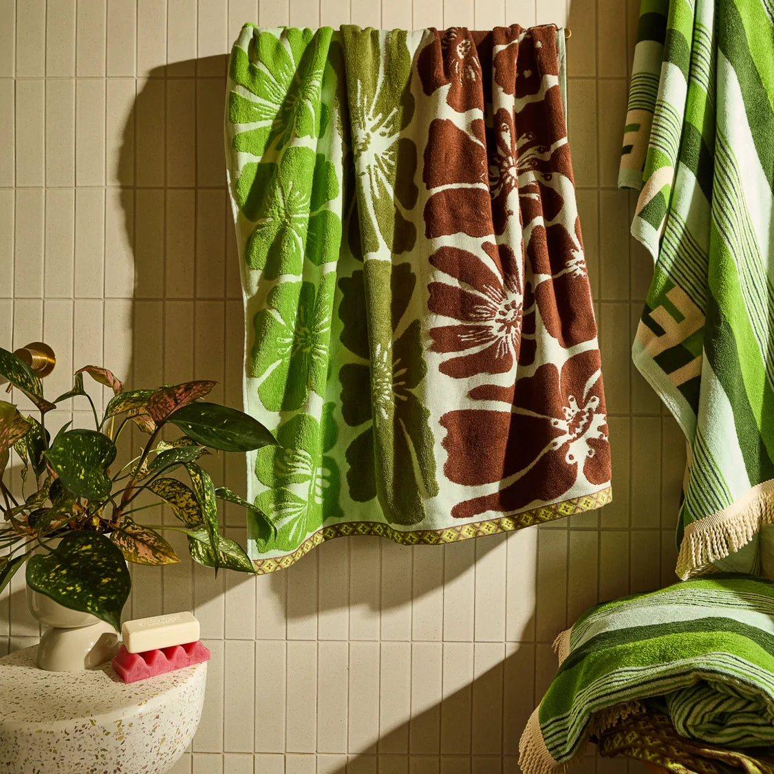 Sage x Clare - Jolene Bath Sheet / Fluorite
