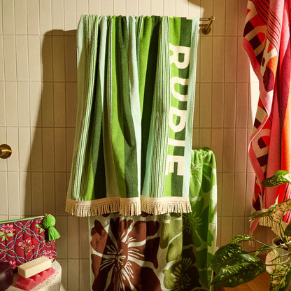 Sage x Clare - June Nudie Bath Sheet / Fluorite