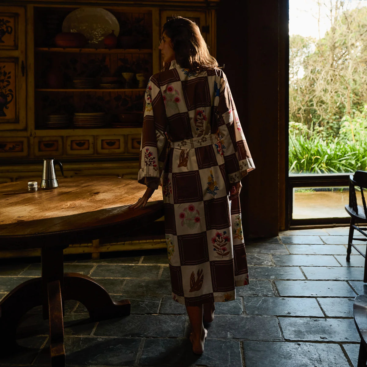 Sage x Clare - Winona Cotton Robe
