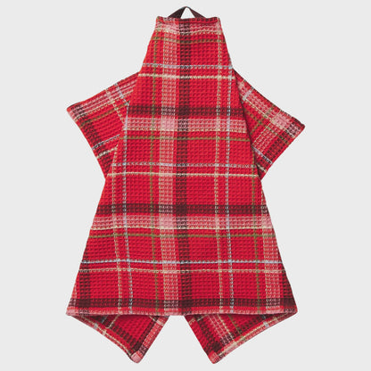 Sage x Clare - Frances Waffle Tea Towel / Poppy