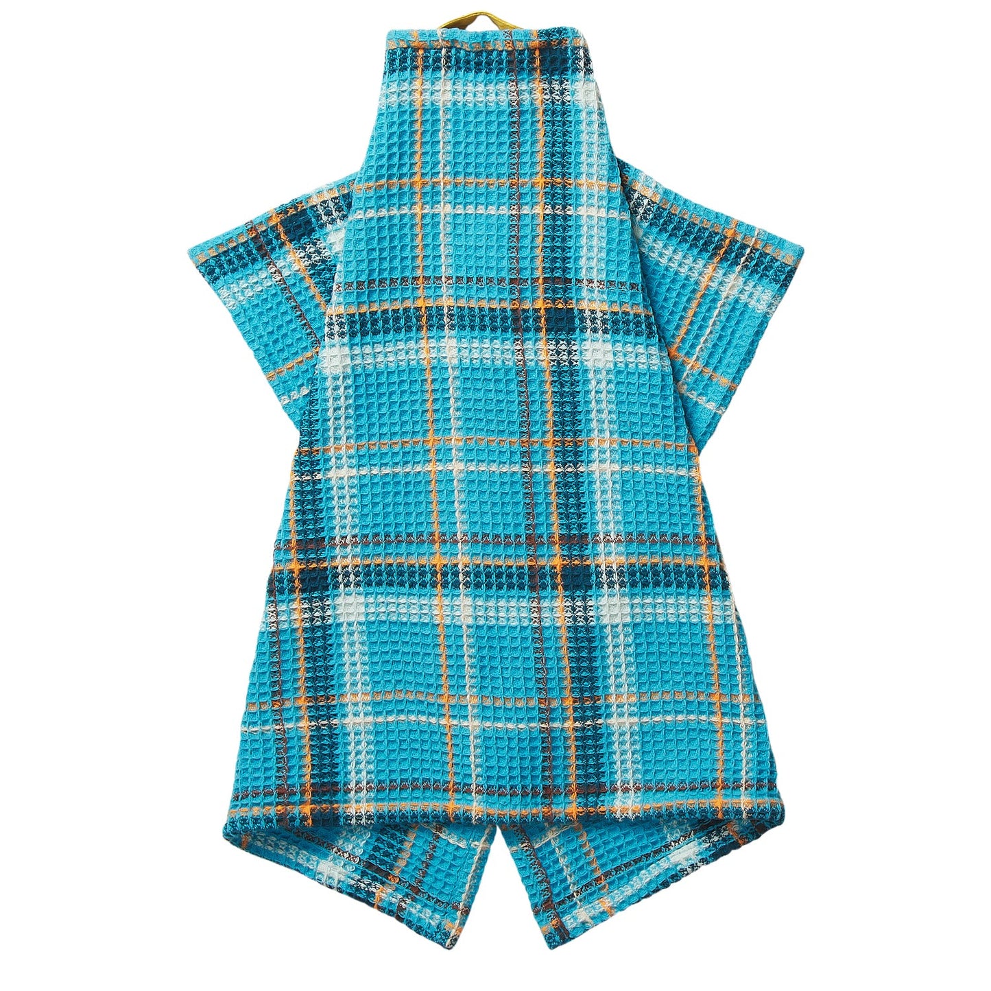 Sage x Clare - Frances Waffle Tea Towel / Turquoise