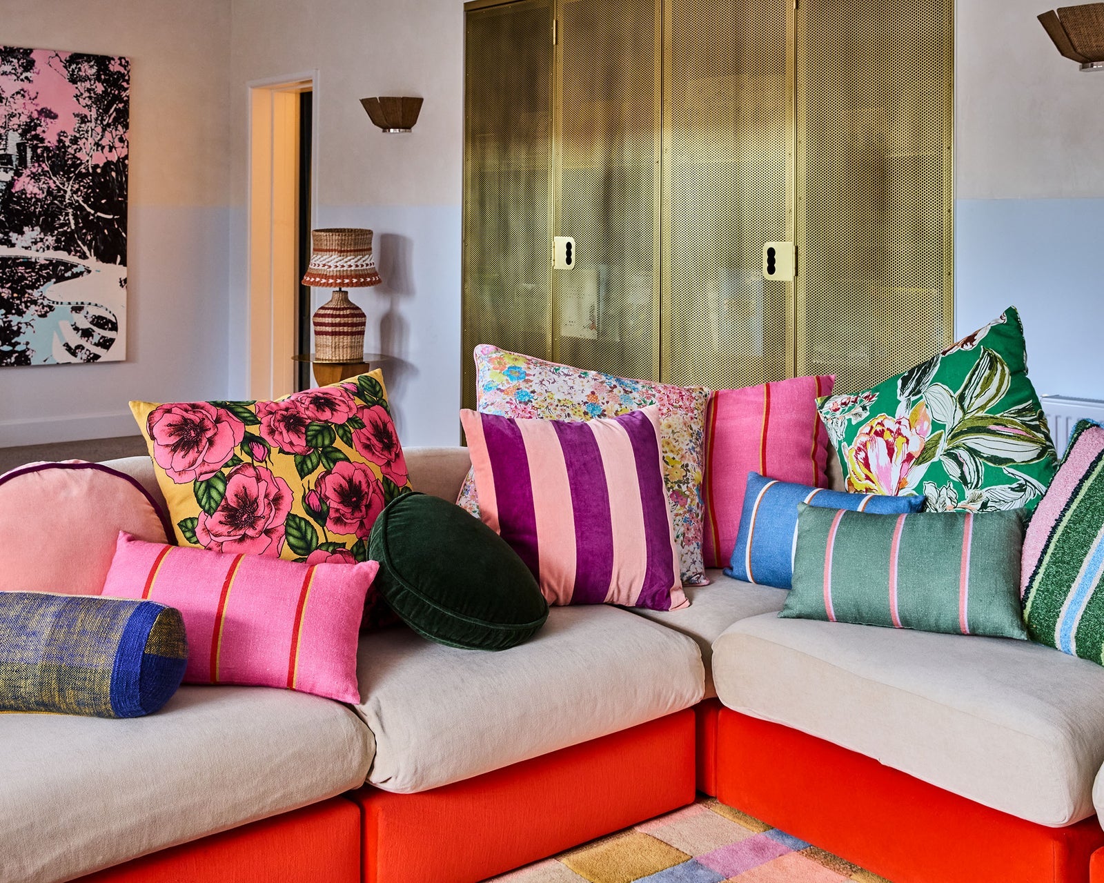 Kip & Co - Plum Jam Velvet Cushion - The Ivy Room Adelaide