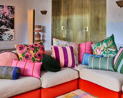 Kip & Co - Plum Jam Velvet Cushion - The Ivy Room Adelaide