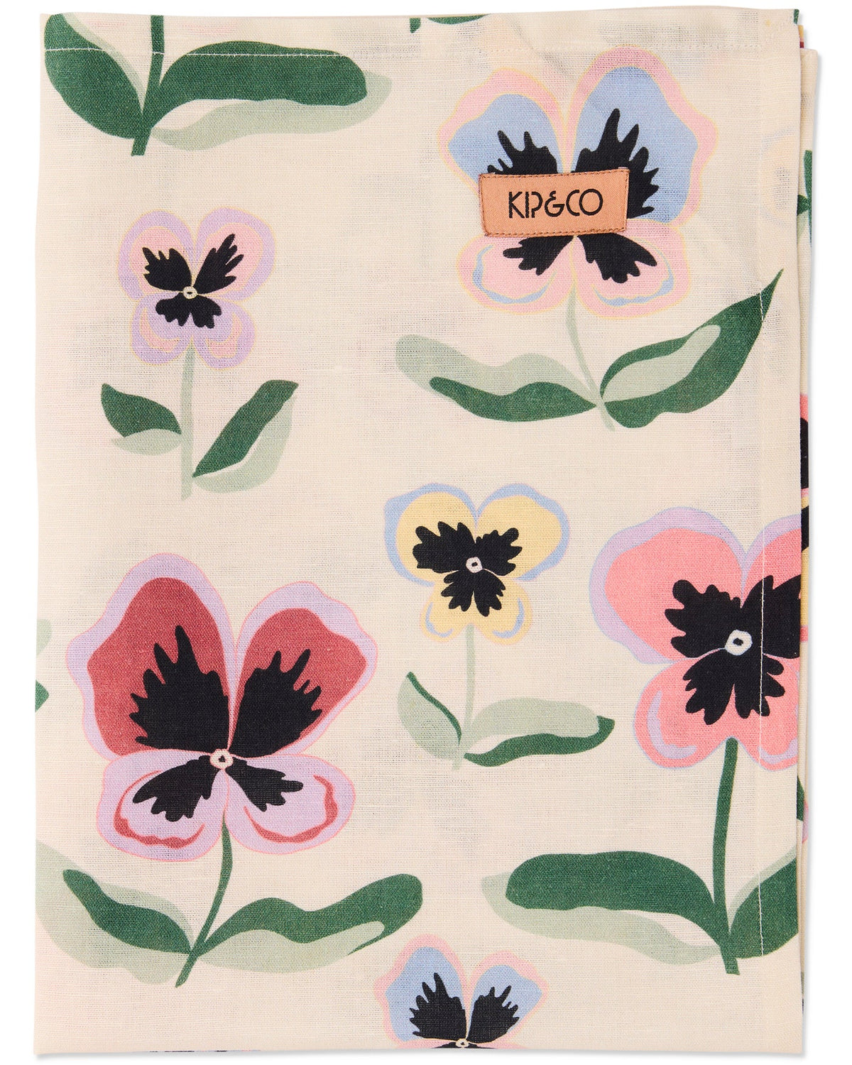 Kip & Co - Pretty Pansy Tea Towel