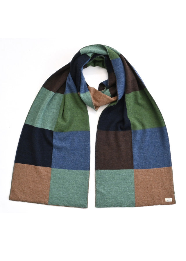 Uimi - Frankie Patchwork Merino Wool Scarf