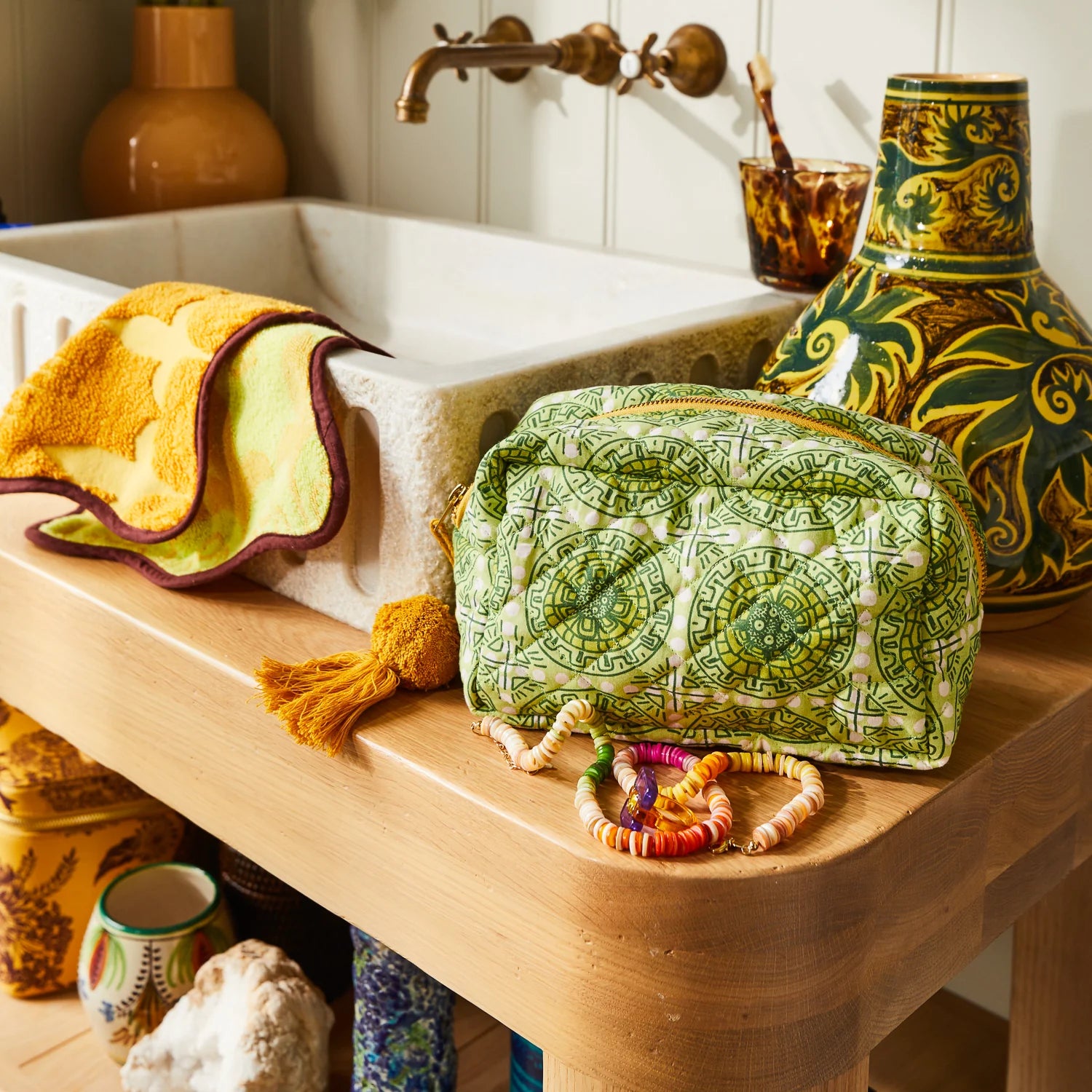 Sage x Clare - Gabriella Beauty Bag - The Ivy Room Adelaide