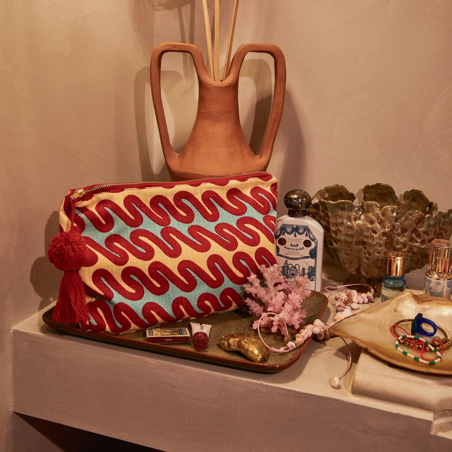 Sage x Clare - Marzia Cosmetic Bag - The Ivy Room Adelaide