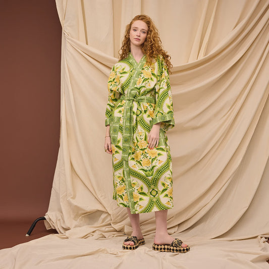 Sage x Clare - Margaret Cotton Robe - The Ivy Room Adelaide