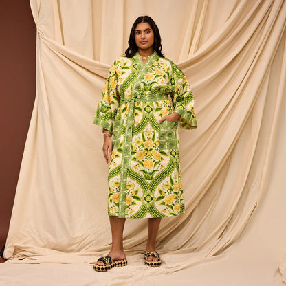 Sage x Clare - Margaret Cotton Robe - The Ivy Room Adelaide