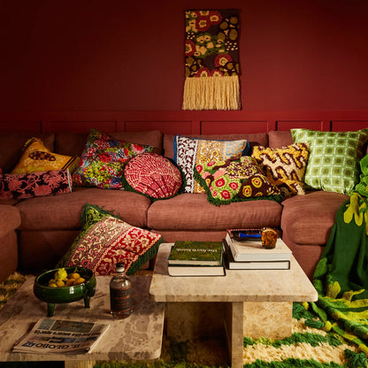 Sage x Clare - Gabriella Cushion Key Lime - The Ivy Room Adelaide