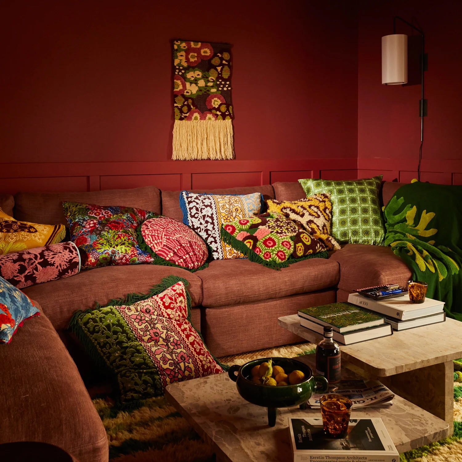 Sage x Clare - Gabriella Cushion Key Lime - The Ivy Room Adelaide