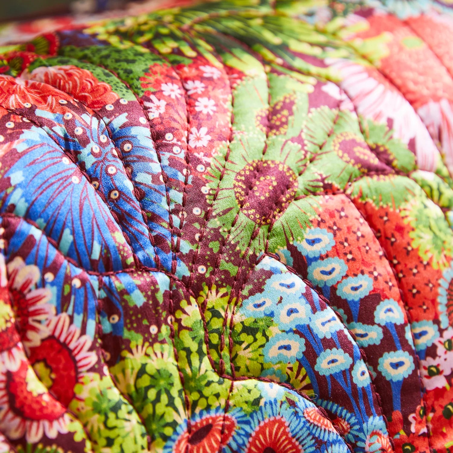 Sage x Clare - Cora Quilted Cushion Garnet - The Ivy Room Adelaide