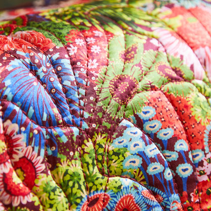 Sage x Clare - Cora Quilted Cushion Garnet - The Ivy Room Adelaide