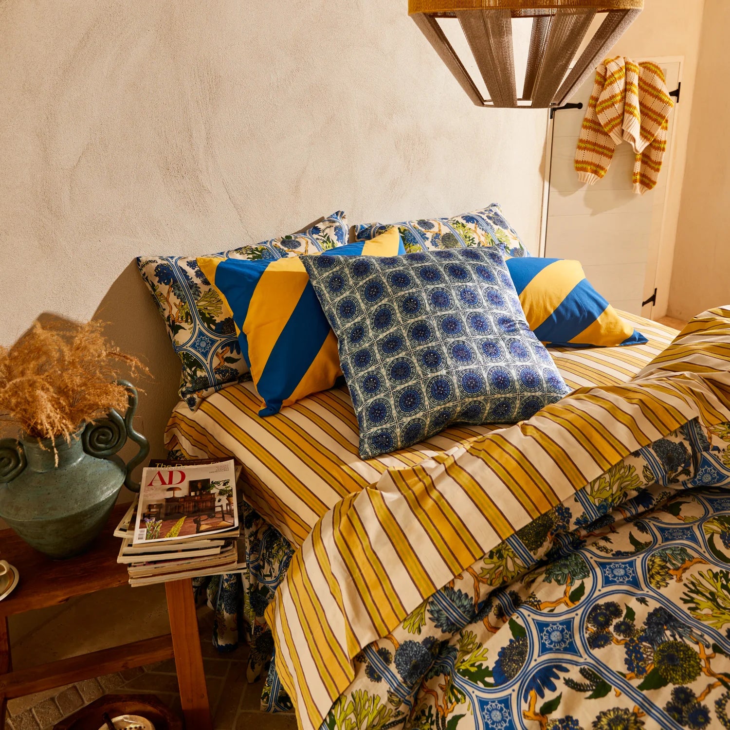 Sage x Clare - Gabriella Cushion Azure - The Ivy Room Adelaide