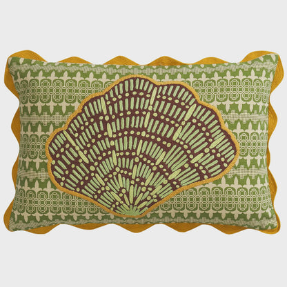 Sage x Clare - Esme Embroidered Cushion