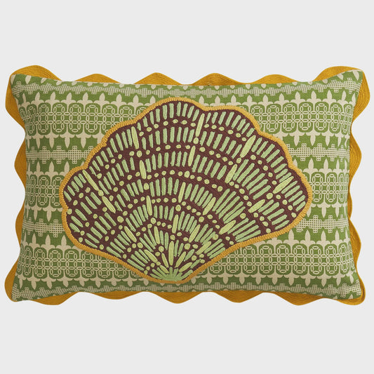 Sage x Clare - Esme Embroidered Cushion