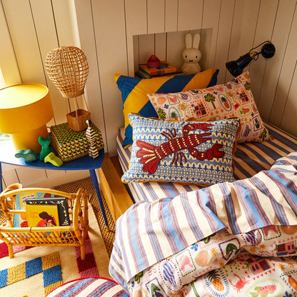 Sage x Clare - Esme Embroidered Cushion