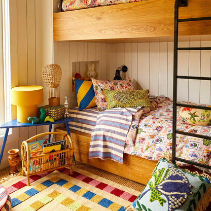 Sage x Clare - Esme Embroidered Cushion