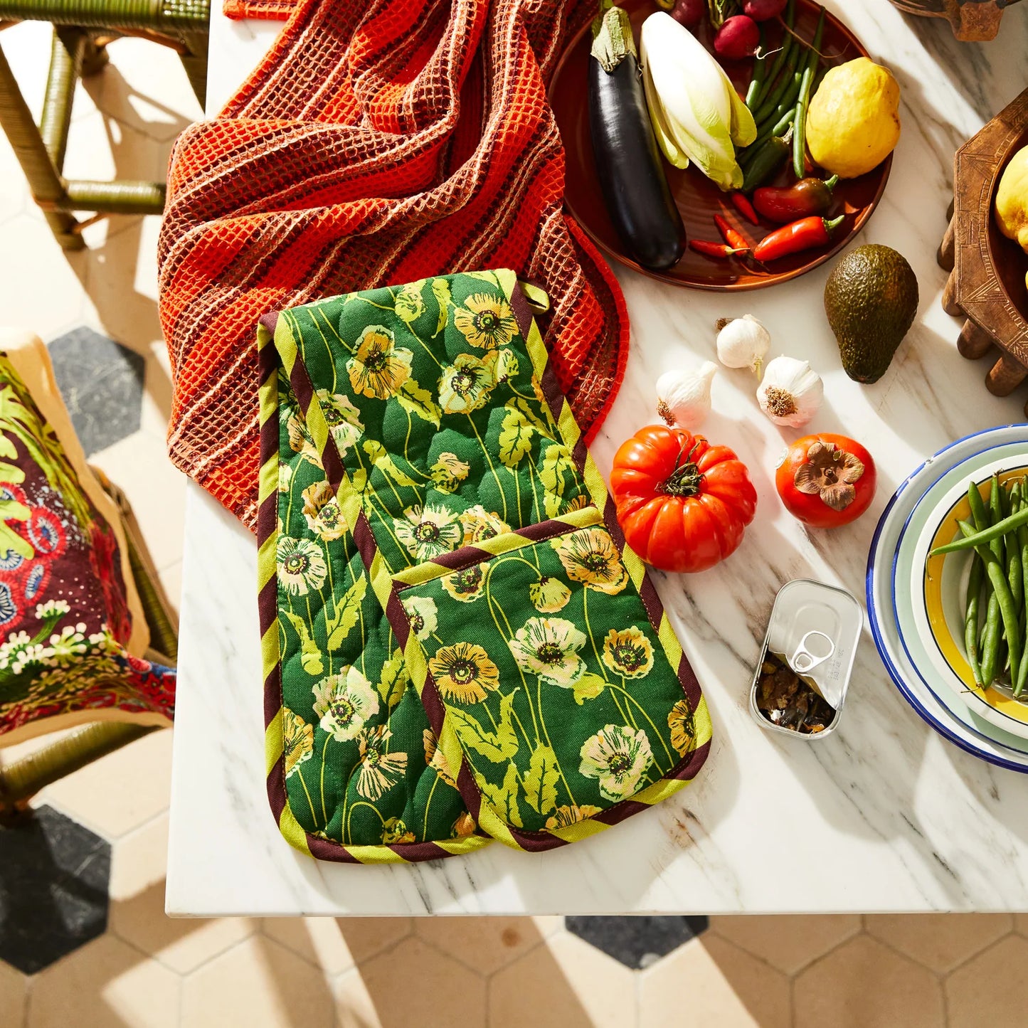 Sage x Clare - Delphine Double Oven Mitt - The Ivy Room Adelaide