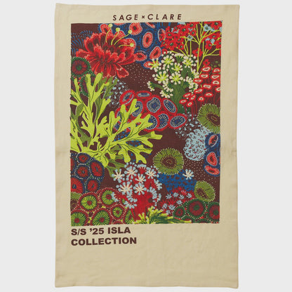 Sage x Clare - Cora Linen Tea Towel - The Ivy Room Adelaide