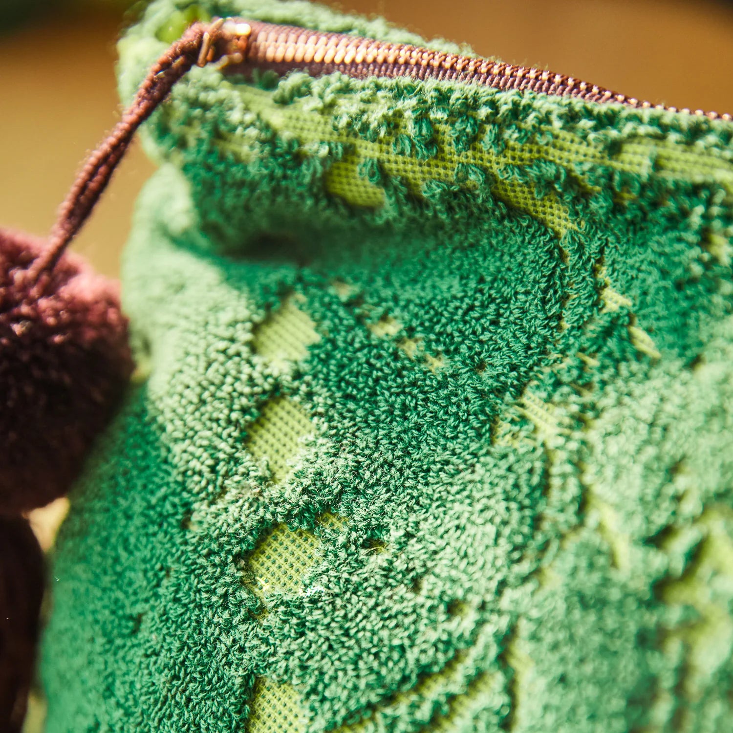 Sage x Clare - Lucia Terry Pouch | Kelp - The Ivy Room Adelaide