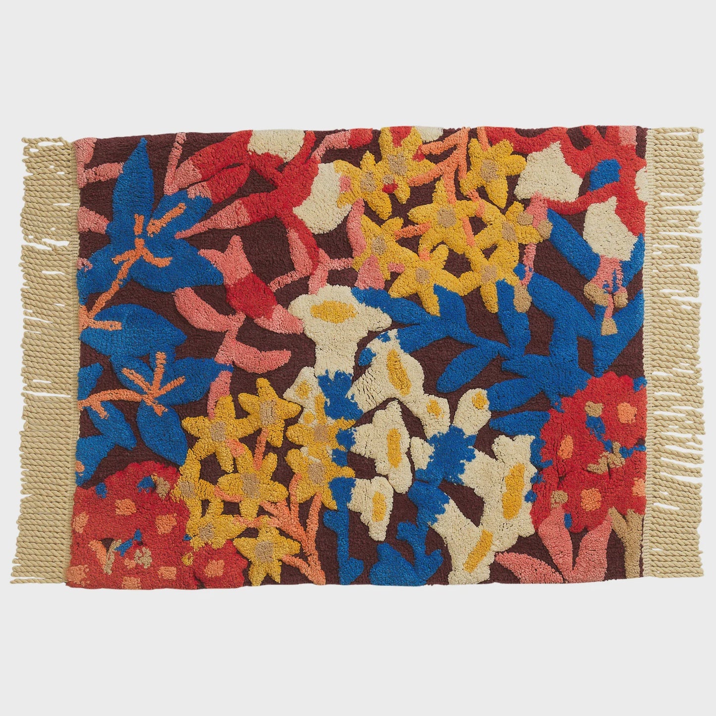 Sage x Clare - Francesca Bath Mat / Garnet