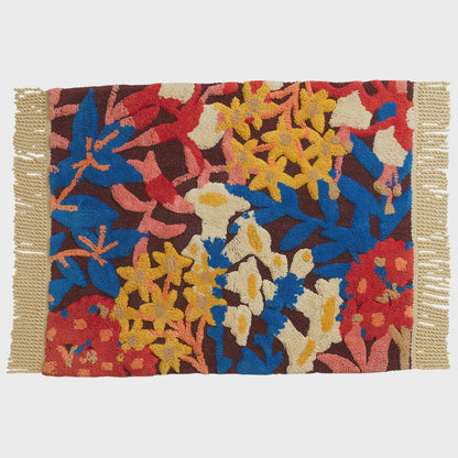 Sage x Clare - Francesca Bath Mat / Garnet